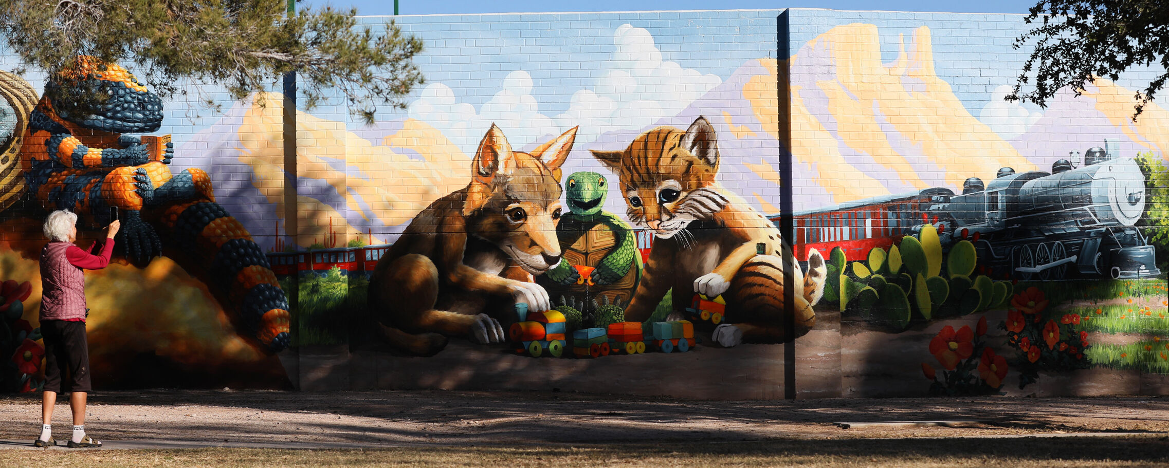 Joe Pagac Mural at Himmel Park